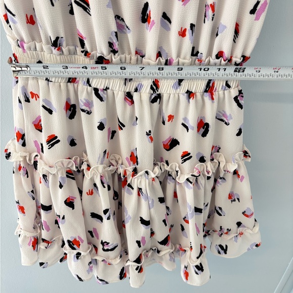 Buddy Love Ray Oyster Mini Ruffle Sleeve Tiered Cottagecore Dress Size Medium - Picture 4 of 7